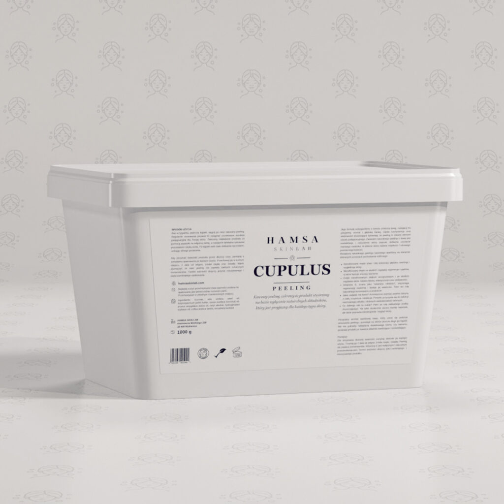 Naturalny peeling do ciała CUPULUS 1000g 100% VEGE