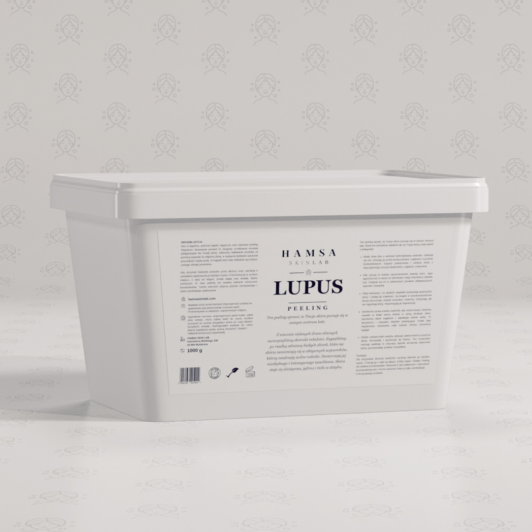 Naturalny peeling do ciała LUPUS 1000g 100% VEGE