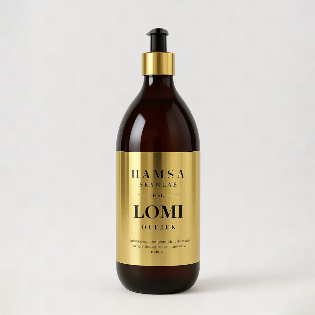 Olejek do ciała Hamsa Skin Lab for LOMI 500 ml 100% VEGE